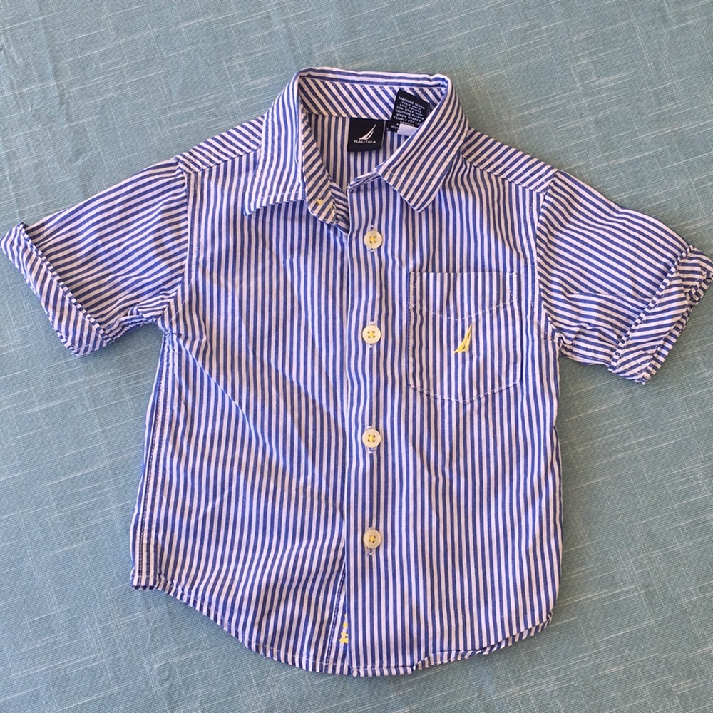 Kids nautica button down!